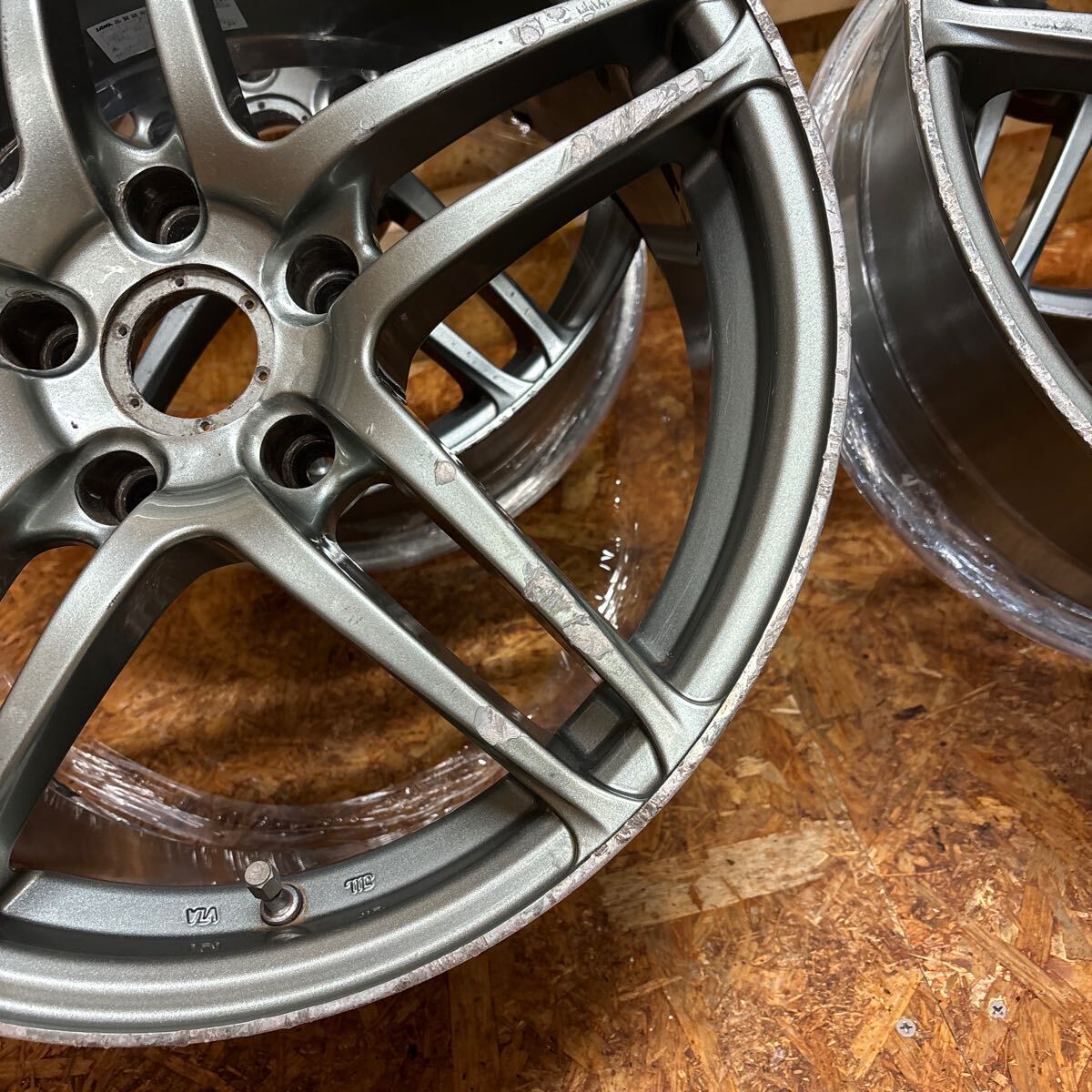 4x AVS Model 5 17x8 ET30 Grey