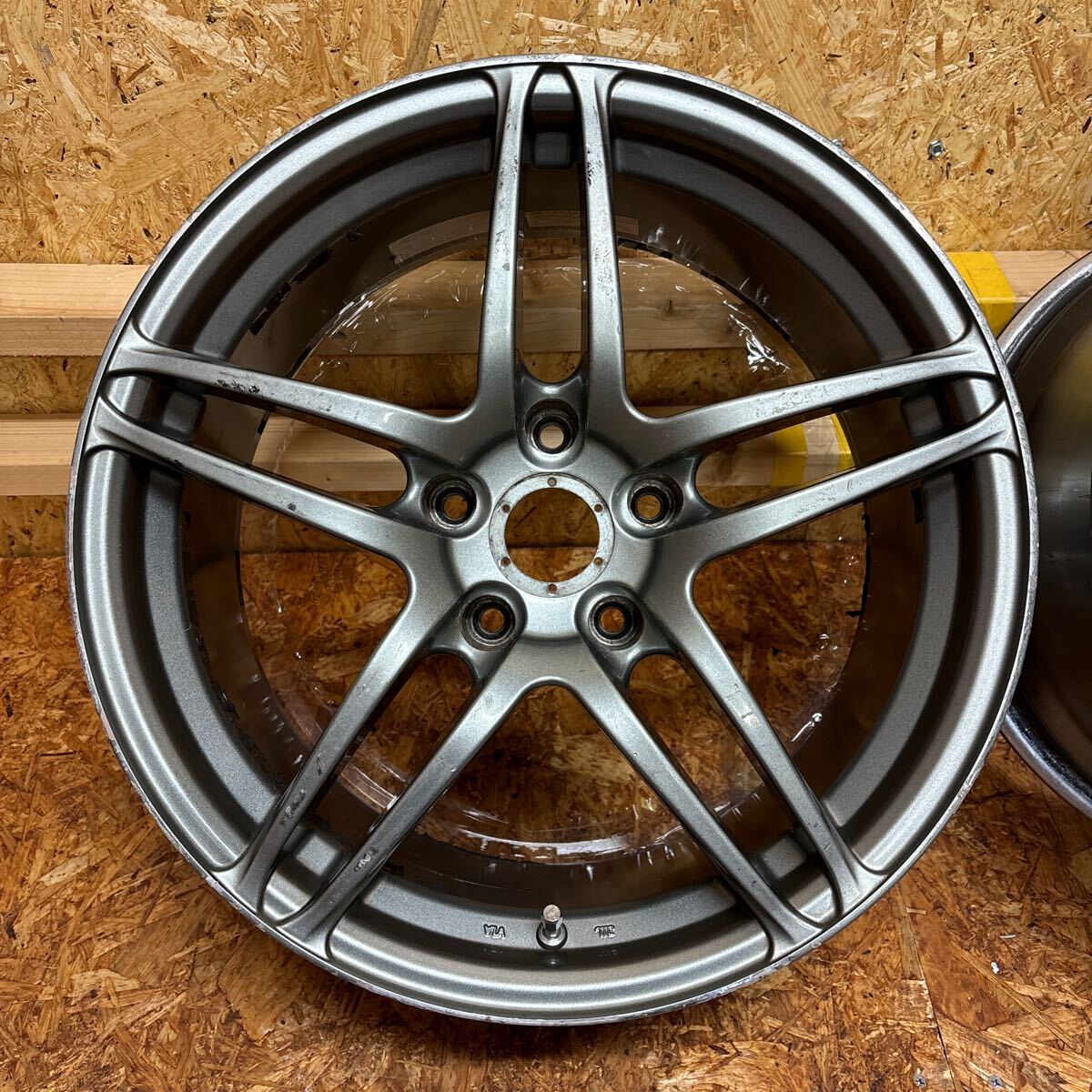 4x AVS Model 5 17x8 ET30 Grey