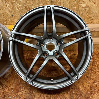 4x AVS Model 5 17x8 ET30 Grey